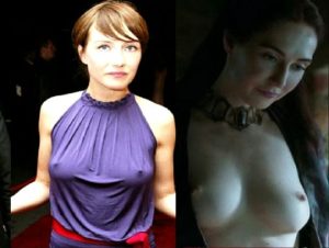 Game Of Thrones Actress With And Without Clothes