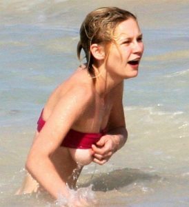 KIRSTEN DUNST OOPS MOMENTS TITS AND PUSSY SLIP