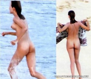 Uma Thurman Nude Pics Bathing In Beach Leaked