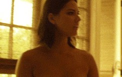 Olivia Munn Nude Firm Boobs Showing Topless Gif